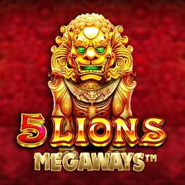 5 Lions Megaways online game logo by Pragmatic Play on sky-hills-casino.eu