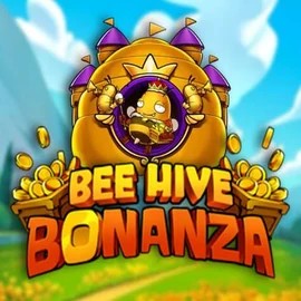 Bee Hive Bonanza slot logo by NetEnt at SkyHills Casino