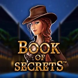 Book of Secrets logo by SYNOT Games at SkyHills Casino