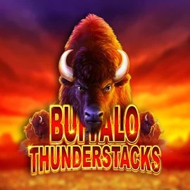 Buffalo Thunderstacks logo by Amatic Industries at SkyHills Casino