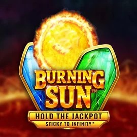 Burning Sun logo by Wazdan at SkyHills Casino