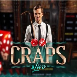 Live Craps online game logo by Evolution on sky-hills-casino.eu