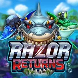 Slots logo of Razor Returns from Push Gaming at SkyHills Casino