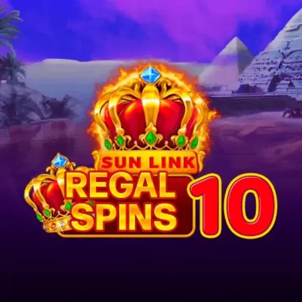 Regal Spins 10 by PatePlay, showcased at sky-hills-casino.eu – game logo