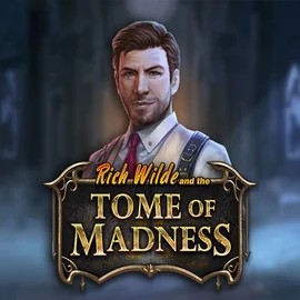 Tome of Madness slot logo by Play'n GO at SkyHills Casino
